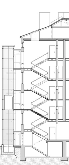 Planung der neuen Aufzüge auf der Andréestraße in München