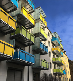 Neue Balkone Limesstraße
